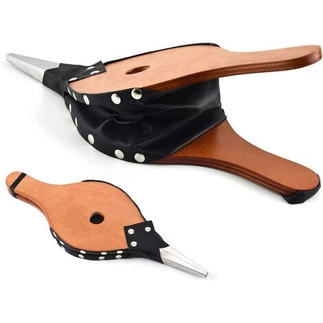 Fireplace Bellows, Vintage Wooden Fireplace And BBQ Air Blower, Fire Starter For Outdoor Camping, BBQ, Grill With Hanging Strap