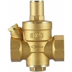 Mini Pressure Reducer, 3/4 Water Regulator, Pressure Reducing Valve, DN20 3/4 Adjustable Water Pressure Reducing Regulator Valve 1.6MPa