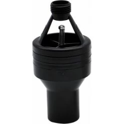 Hotun Hiflo 15mm X 32mm Odour Seal Dry Trap Tundish HHB100C - Black