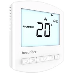 UNDERFLOOR HEATING HEATMISER SLIMLINE HARD WIRED PROGRAMMABLE THERMOSTAT