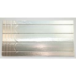 FOIL COATED OVER LAY 20MM THICK FOR 16MM PIPE 100 Micron PACK OF 10 UNDERFLOOR HEATING