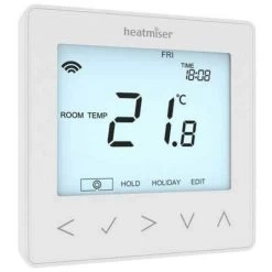 UNDERFLOOR HEATING HEATMISER WHITE THERMOSTAT SMART WIFI