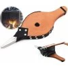 LITZEE Fireplace Bellows Grill Bellows Wood Blower Fireplace Bellows Indoor Fireplace Bellows Fireplace Grill Bellows Charcoal Grill Camping 37.7x13.7cm
