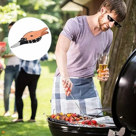 LITZEE Fireplace Bellows Grill Bellows Wood Blower Fireplace Bellows Indoor Fireplace Bellows Fireplace Grill Bellows Charcoal Grill Camping 37.7x13.7cm - Image 4