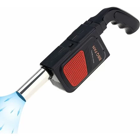 LITZEE Barbecue Blower, Portable Electric Manual Barbecue Blower Barbecue Blower Barbecue Bellows Tool Outdoor Picnic Camping Hiking Stove (Without Battery)