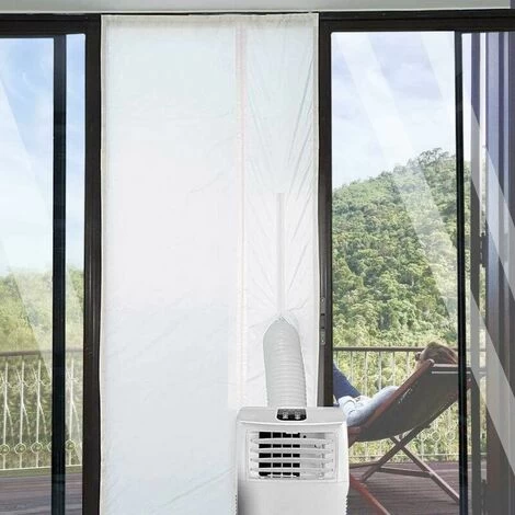 Portable Air Conditioner Window Seal Cloth, Portable Air Conditioner Window Seal Cloth 1pc White(Door 90x210cm) - Image 4