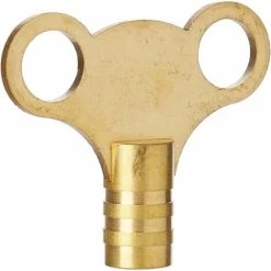 Brass Radiator Key - Radiator Bleed Key - Radiator Bleed Valve Key - Venting Air Valve - 1 Pack