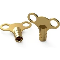 Solid Brass Radiator Key - Radiator Exhaust Exhaust Key - Radiator Valve Key- 2 Pack
