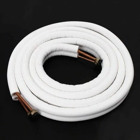 Air Conditioner Pipe Insulated Copper Pipe Coil Copper Pipe Air Conditioning Pipe Aluminum Pipe Twisted Aluminum Pipe 1m - Image 2