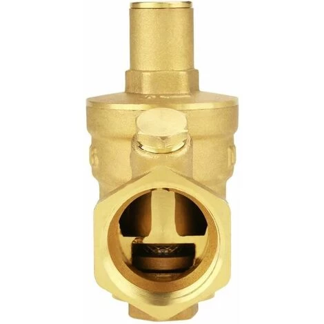 Brass Pressure Reducer DN25 Brass Water Pressure Reducer With Pressure Gauge - Image 4