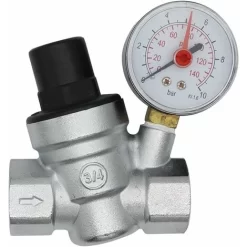DN20 Water Pressure Reducer 3/4 Inch Water Pressure Regulator With Manometer