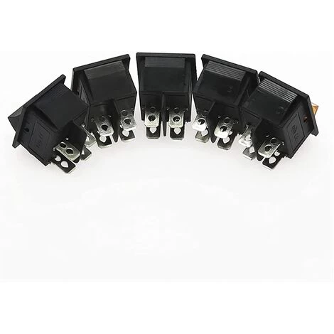 KCD4 Rocker Power Supply With Light Rocker Switch 4 Feet 2 Gears-5 PCS Orange - Image 5