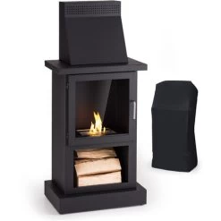 Blumfeldt Fiamme Camino Ethanol Fireplace Stainless Steel Burner 1.15 Litres 4 H Burning Time