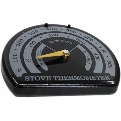 FlkwoH Magnetic Wood Fireplace Fan Stove Thermometer With Probe Household BBQ Tool - Image 3