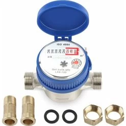 Water Meter Faucet, Cold Water Meter, With Digital Display, Single Water Flow Dry Meter Measuring Tool For Home Garden
