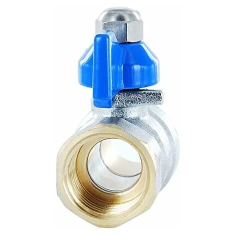 Full Bore Brass Ball Valve, Male X Female Threaded Connection, With Butterfly Handle - Image 3