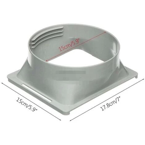 Exhaust Duct Interface, 5.9 Inch Diameter Exhaust Pipe Adapter - Image 2