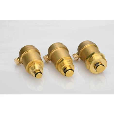 Brass Automatic Drain Valves With Pressure Relief Valve For Solar Water Heater Flat Nozzle Exhaust Valve(25mm Interface, DN20) - Image 3