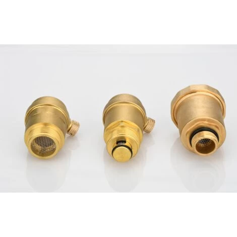 Brass Automatic Drain Valves With Pressure Relief Valve For Solar Water Heater Flat Nozzle Exhaust Valve(25mm Interface, DN20) - Image 4