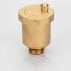 Automatic Brass Drain Valves With Pressure Relief Valve For Solar Water Heater Straight Exhaust Valve(20mm Interface, DN15)