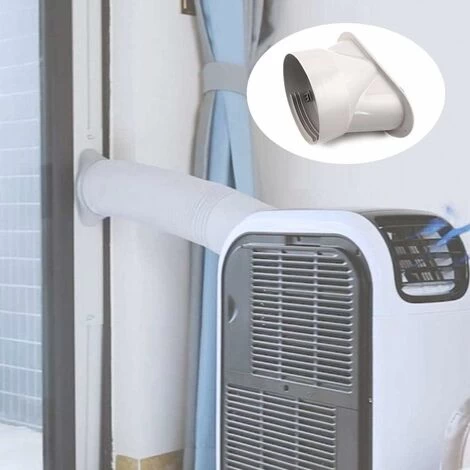 DENUOTOP Exhaust Pipe Adapter - For Portable Air Conditioning Pipe, Flat Mouth Interface - Easy To Use - 130mm