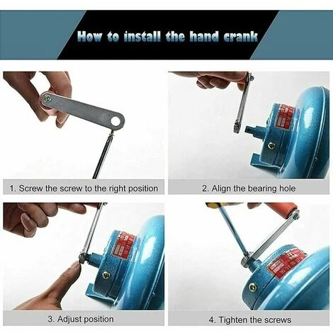 Hand Crank Forge Blower Manual Iron Gear Popcorn Blower Centrifugal Fan Great Gift For BBQ Accessories 120W - Image 3