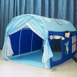 Play Tent Garden Game House On Removable Bed For Child Girl Boy - Blue House