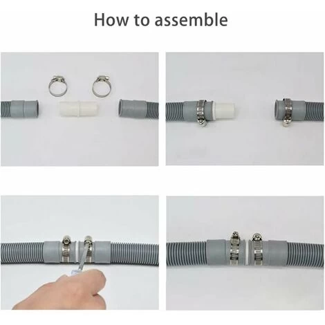 Drain Hose,Washing Machine Extension Kit,Washing Machine Drain Hose,Universal Drain Hose,Water Drain Hose,Washing Machine Hose(3m) - Image 5