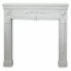 Decorative Fireplace Surround, MDF With Firwood Veneer, 104x17x100cm - Romance - Vintage White