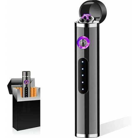 USB Rechargeable Lighter Double Arc Small Flameless Lighter 8.8 1.7cm - Image 2