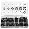 279Pcs/Kit 18 Sizes Rubber O-Ring Washer Assortment Kit, Black O Ring Seal Gaskets Hydraulic Plumbing Gaskets