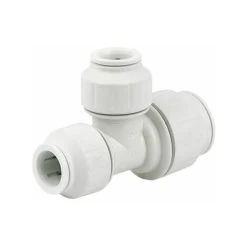 John Guest PEM3015BW Reducing Tee 15x10x10mm Push Fit