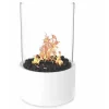 Table Fireplace, Decorative Fireplace Flame Spirit 160x160x270mm White