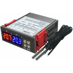 STC-3008 Dual Display Dual Control Temperature Controller Dual Sensor NTC Probe Relay Output 24V