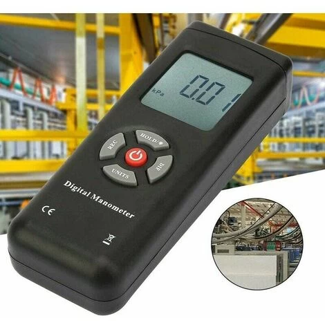 Digital Handheld Pressure Gauge, Gas Differential Pressure Gauge, Pressure Gauge Tester, Pressure Gauge, Electronic Pressure Gauge Control - Image 3