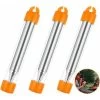 Pieces Pocket Bellows Fire Tube Stainless Steel Pocket Survival Blowing Fire Tube Telescopic Tube Starter Fire Tool For Camping Picnic Hiking BBQ