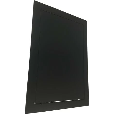 150x300mm Black Front Access Inspection Panel Plastic Concealed Wall Hatch Check Doors - Image 2