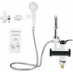 Instant Hot And Cold Water Dispenser Heater Heating Faucet Temperature Display Shower Head