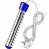 2000W Electric Water Heater Hot Water Boiler Instant Immersion Machine Portable Pool Heater EU Plug Silver (Blue)