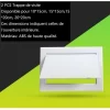 2PCS Inspection Hatch Adjusting Shutters And Doors Premium Quality White ABS Plastic Sizes Selectable. 10X15cm