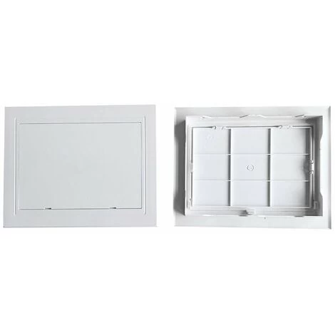 2PCS Inspection Hatch Adjusting Shutters And Doors Premium Quality White ABS Plastic Sizes Selectable. 10X15cm - Image 2