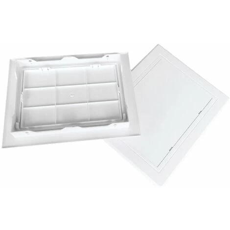 2PCS Inspection Hatch Adjusting Shutters And Doors Premium Quality White ABS Plastic Sizes Selectable. 10X15cm - Image 3