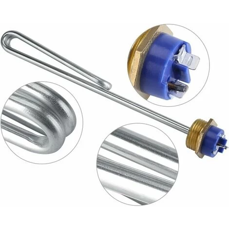 Water Heater Stainless Steel Electric Immersion Heating Element Spiral Boiler Folding Tube Screw-in Element Water Heater 220V 3KW - Image 2