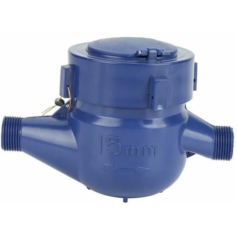 Water Meter, DN15 Wet Cold Water Meter Home Plastic Meter Single Water Wet Table Measuring Tool - Image 3