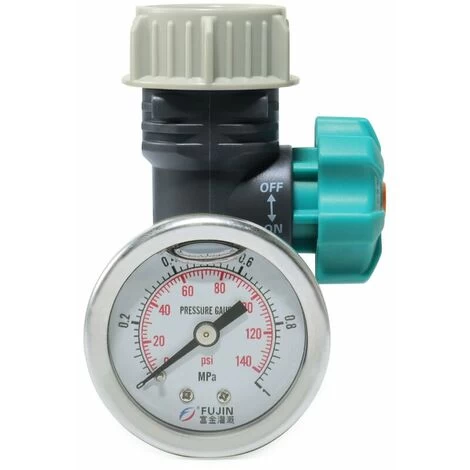 In Adjustable Water Pressure Regulator With Pressure Gauge Greenhouse Garden Irrigation Controller Brass Lead Free Adjustable Water Pressure Reducer With Pressure Gauge