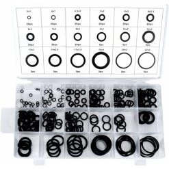 LITZEE O-Ring Assortment 225pcs Rubber O-Ring With Housing