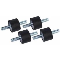 LITZEE 4pcs M8 Anti-vibration Isolator Rubber Mounts 30 X 20 Vibration Damping Mounts Anti-vibration Rubber Isolator With Screws