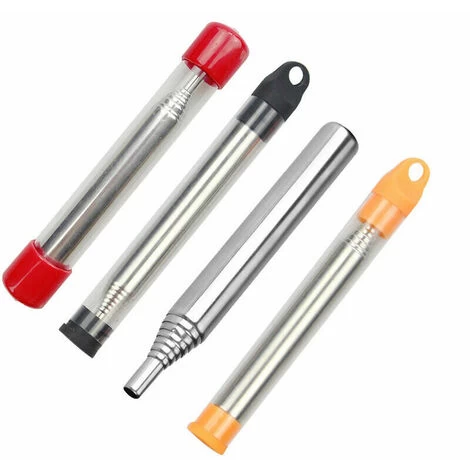 Foldable Campfire Tool Stainless Steel Fire Blowing Hose Pocket Bellows Retractable Tube For Picnic Camping Hiking Outdoor Built Fire Tools Black - Image 5