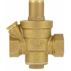 Adjustable Brass Water Pressure Regulator Valve Water Pressure Reducing Valve Plumbing Thread Dn15 1/2 (Dn15)