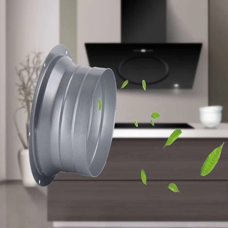 Mating Flange Wall Mounting Flange Connector Exhaust Duct Adapter For Flexible Vent Pipe (Model C-150mm) - Image 4